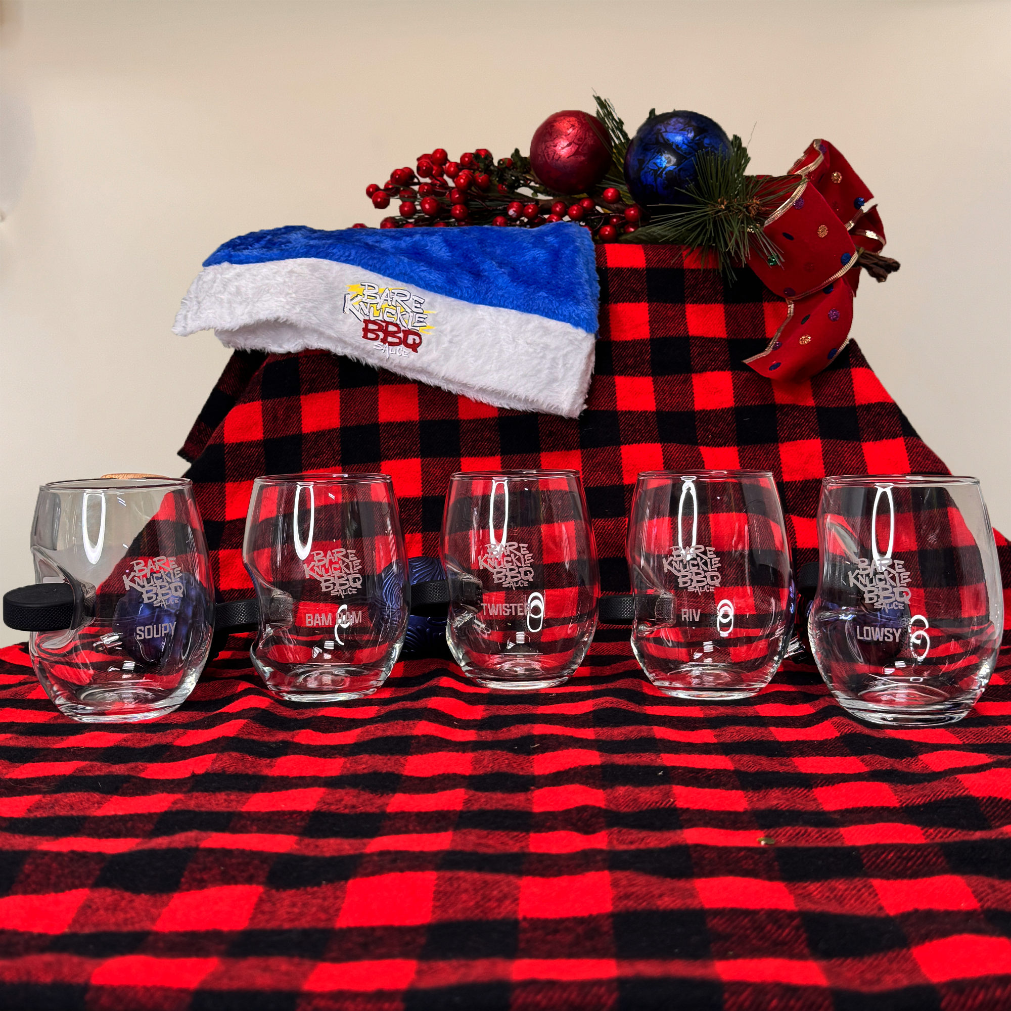 SlapShot Puck Wine Glass